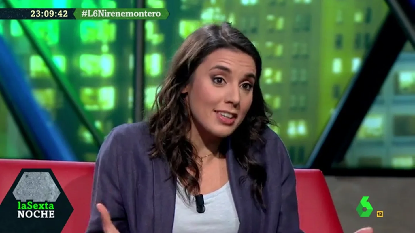 Irene Montero en laSexta Noche Irene Montero en laSexta Noche
