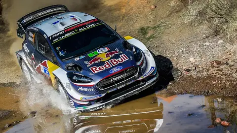 Rally de México La jornada del sábado terminaría con Sébastien Ogier como líder