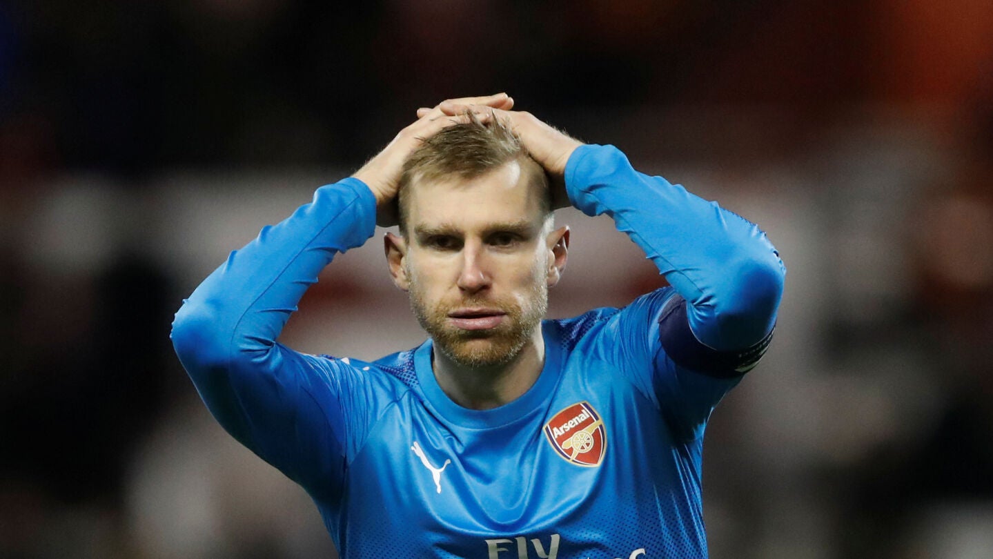 Mertesacker con el Arsenal