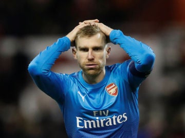 Mertesacker con el Arsenal Mertesacker con el Arsenal