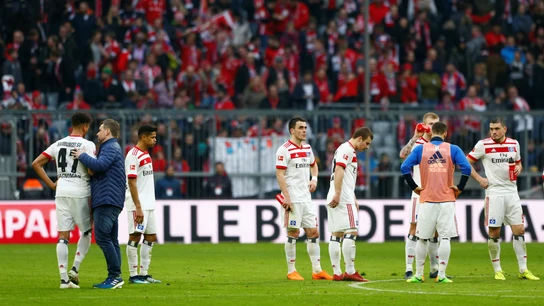 Los jugadores del Hamburgo Los jugadores del Hamburgo
