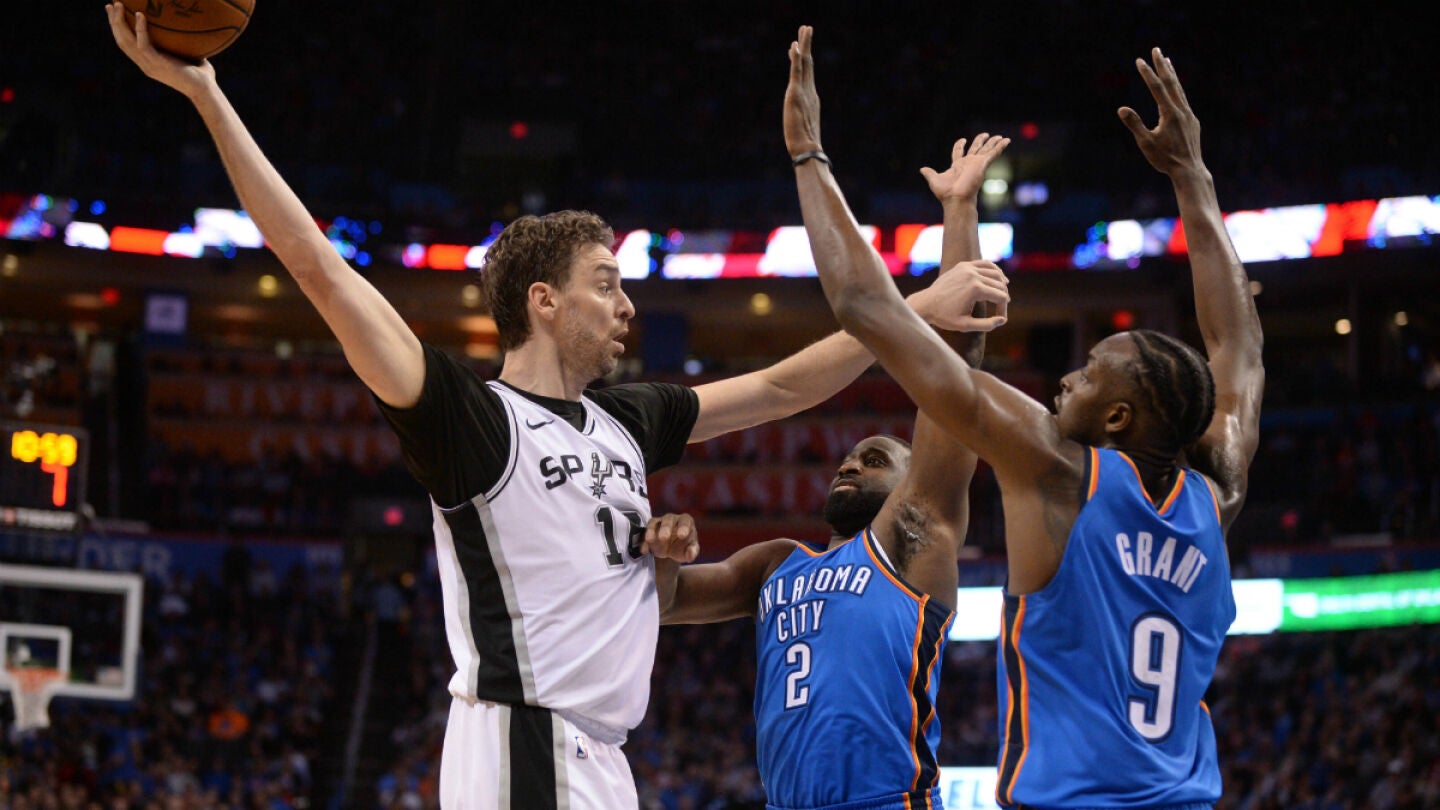 Pau Gasol, con los Spurs
