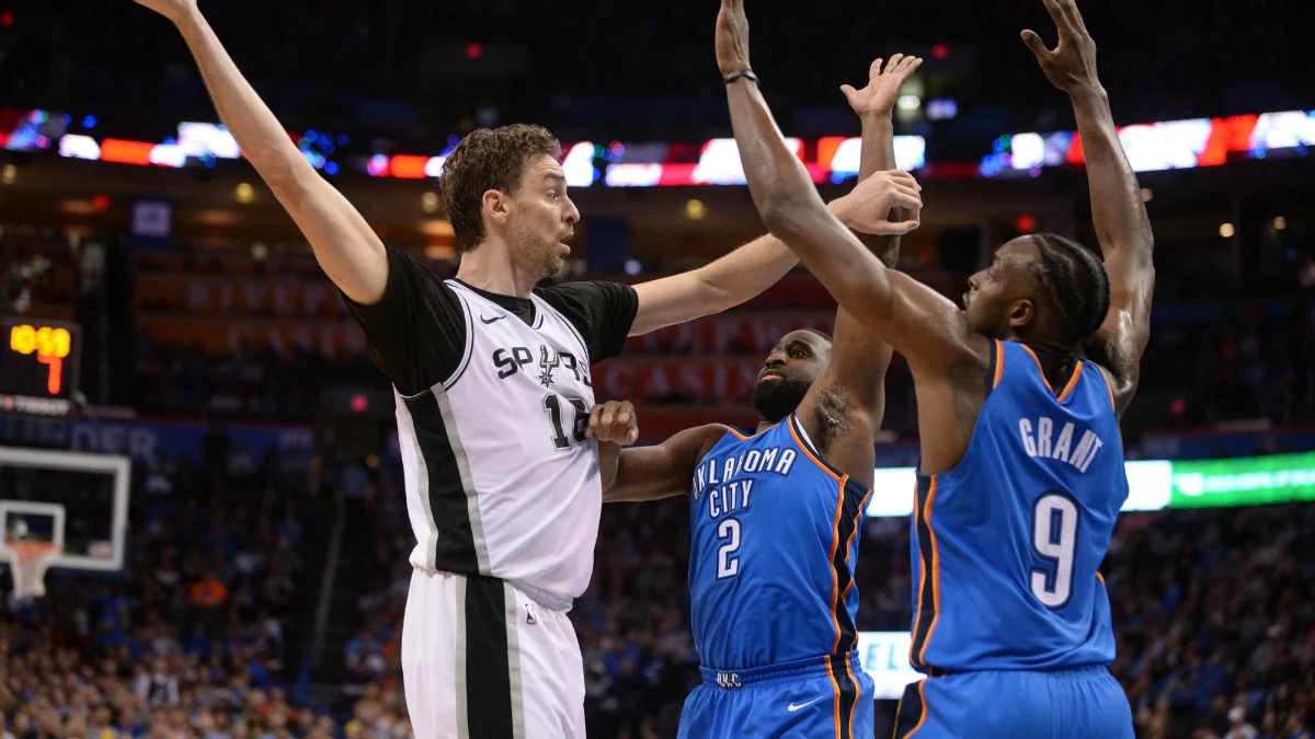 Pau Gasol, con los Spurs