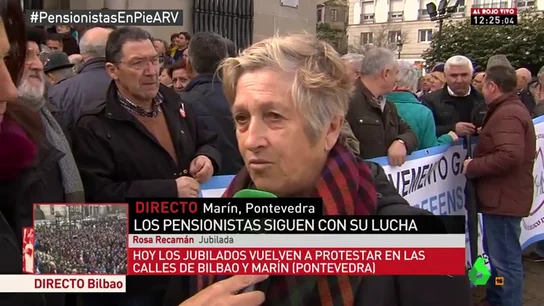 Rosa Recamán, pensionista residente en Marín, Pontevedra Rosa Recamán, pensionista residente en Marín, Pontevedra
