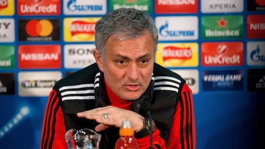 Mourinho en sala de prensa Mourinho en sala de prensa