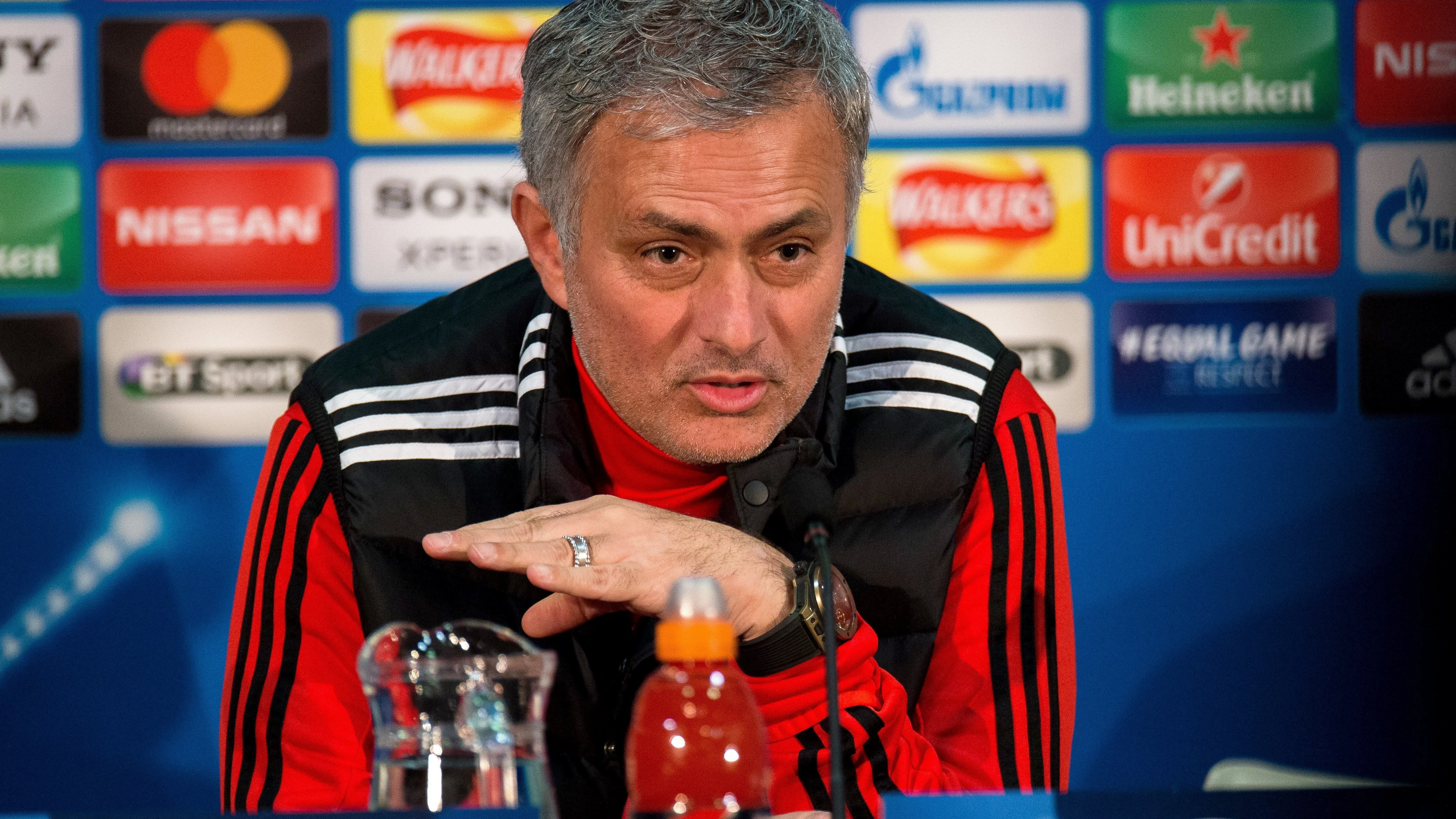 Mourinho en sala de prensa