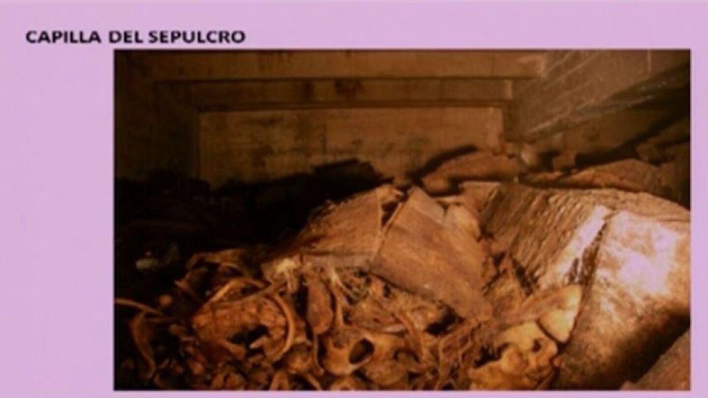 Restos de las v&iacute;ctimas del franquismo en el valle de los ca&iacute;dos