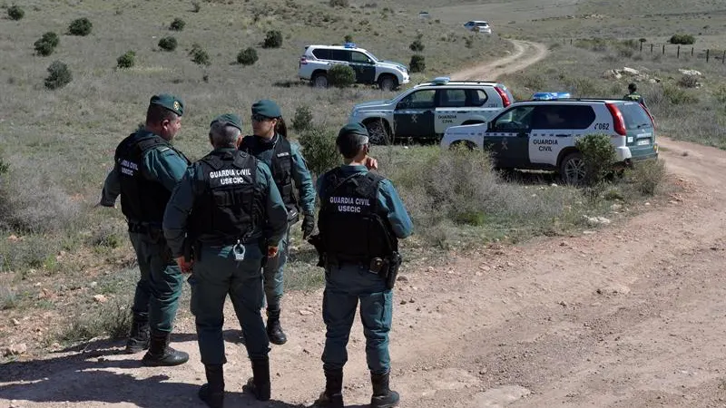 La Guardia Civil custodia la finca de Rodalquilar, en Níjar