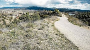 El camino donde el ciclista fue agredido por cinco perros