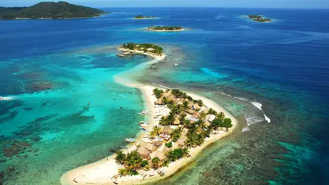 Cayos Cochinos. Honduras Expedición a los cayos caribeños, bahías y arrecifes