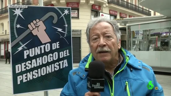 Un pensionista, en El Intermedio Un pensionista, en El Intermedio