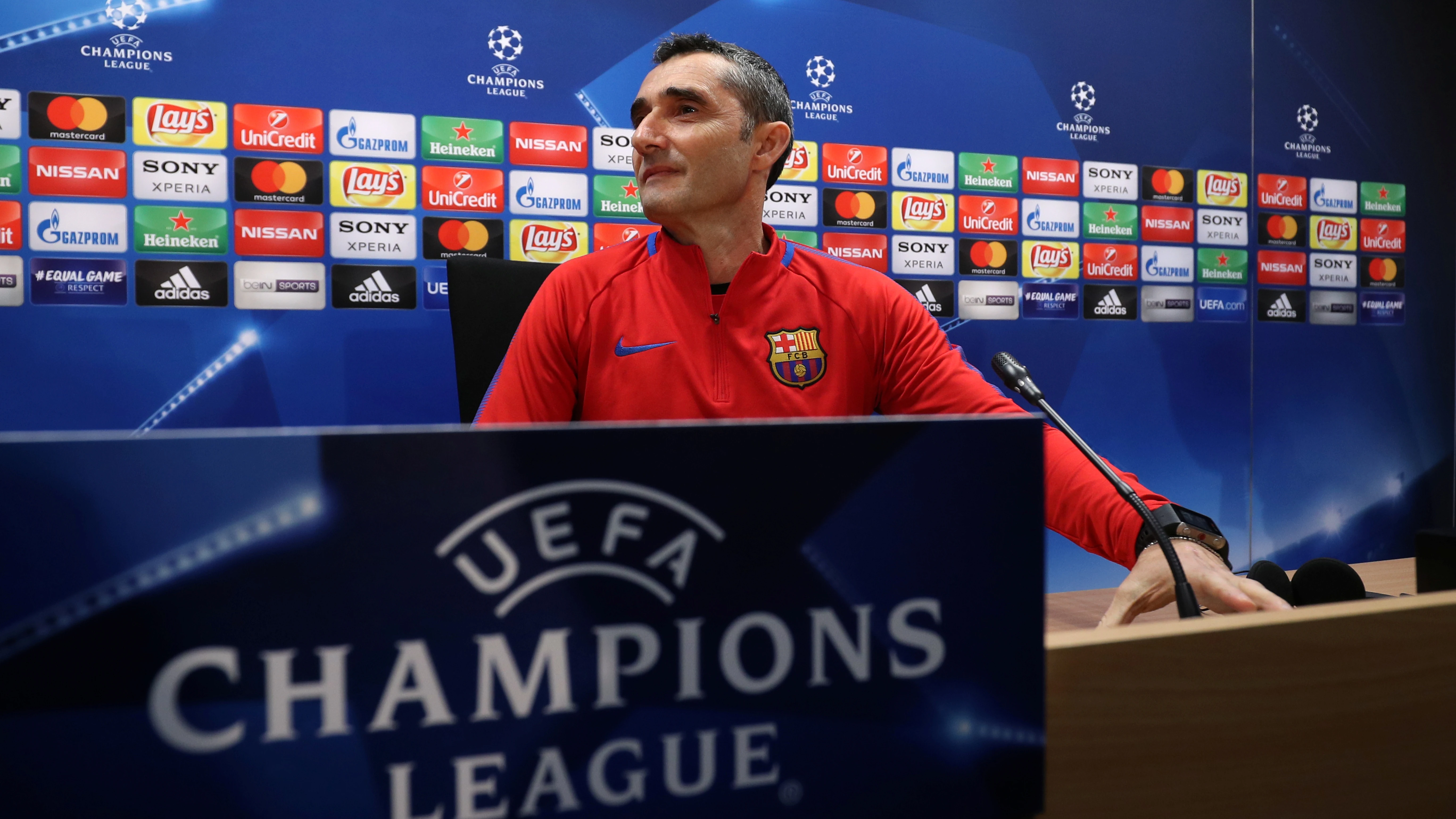 Valverde, en la rueda de prensa