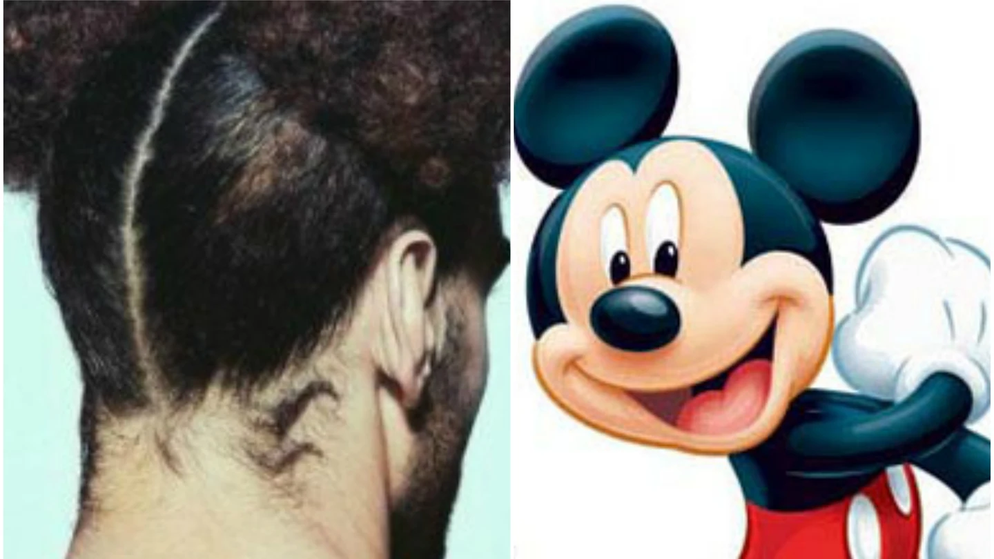 Nuevo 'look' de Fellaini a lo Mickey Mouse Nuevo 'look' de Fellaini a lo Mickey Mouse