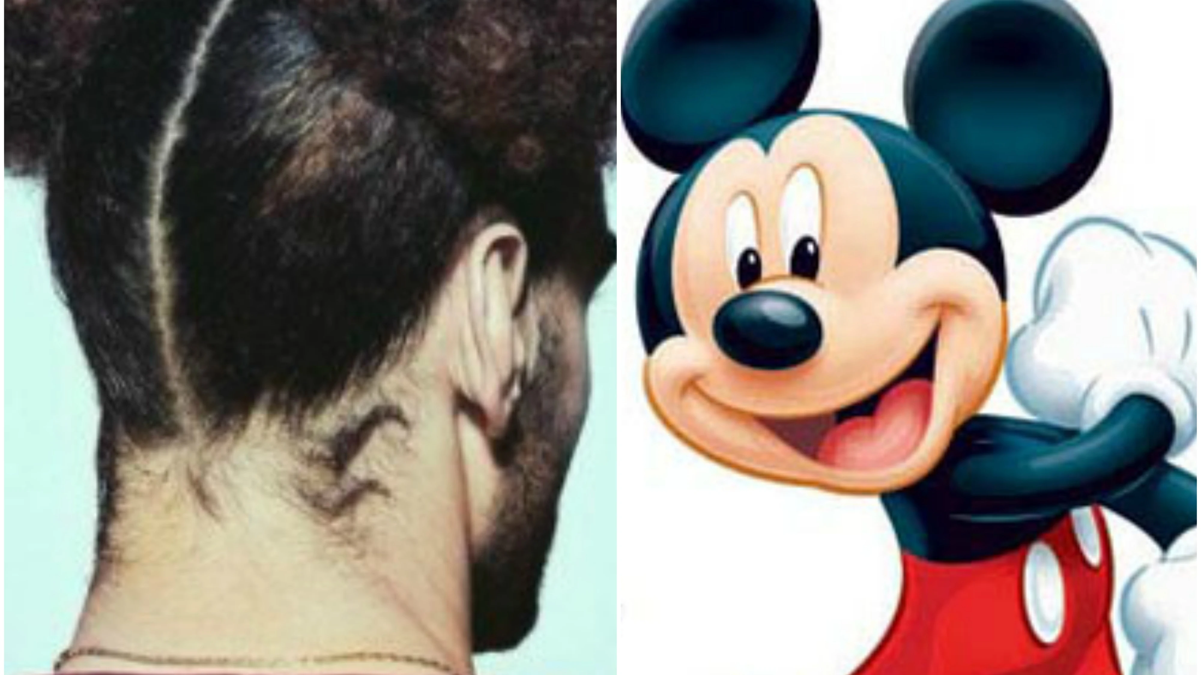 Nuevo 'look' de Fellaini a lo Mickey Mouse