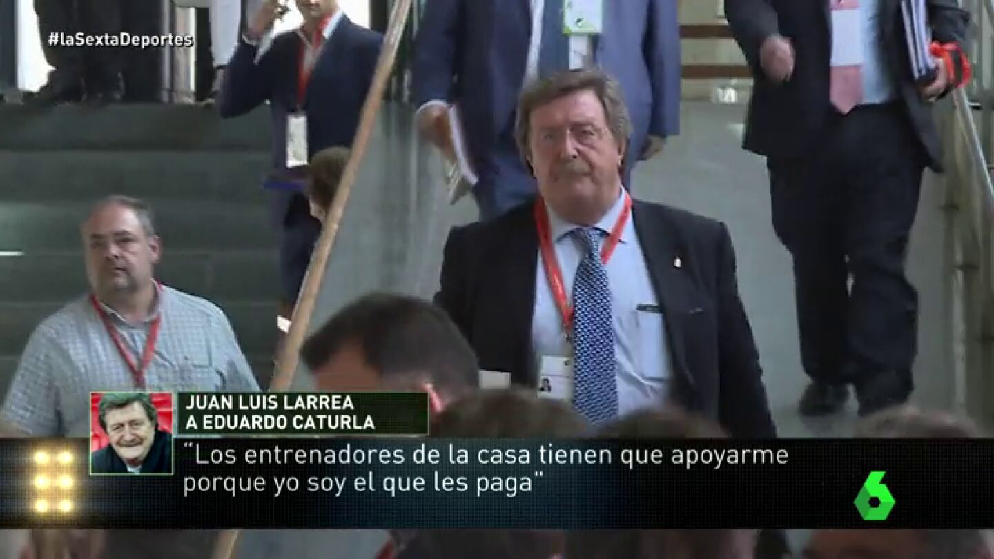 Las supuestas presiones de Larrea a &aacute;rbitros y t&eacute;cnicos para que avalasen su candidatura