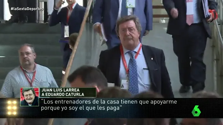 Las supuestas presiones de Larrea a árbitros y técnicos para que avalasen su candidatura Las supuestas presiones de Larrea a árbitros y técnicos para que avalasen su candidatura