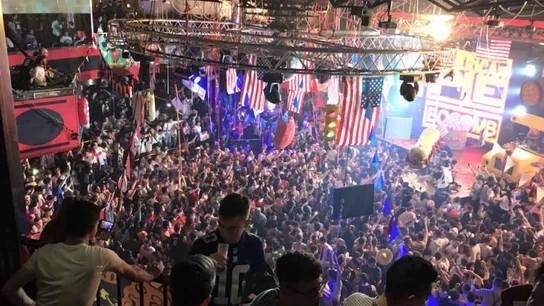 Un momento de la American Pie Europe Party en Vigo Un momento de la American Pie Europe Party en Vigo