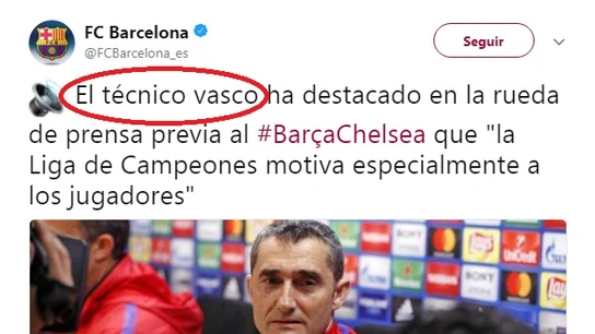 El error del Barça con Ernesto Valverde El error del Barça con Ernesto Valverde