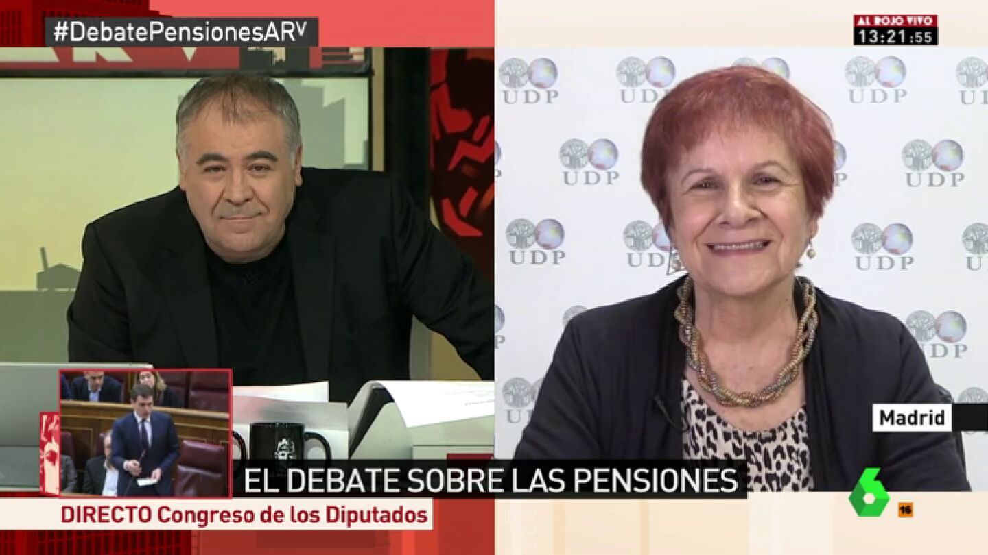 Paca Tricio, vicepresidenta de 'Uni&oacute;n Democr&aacute;tica Pensionistas y Jubilados'