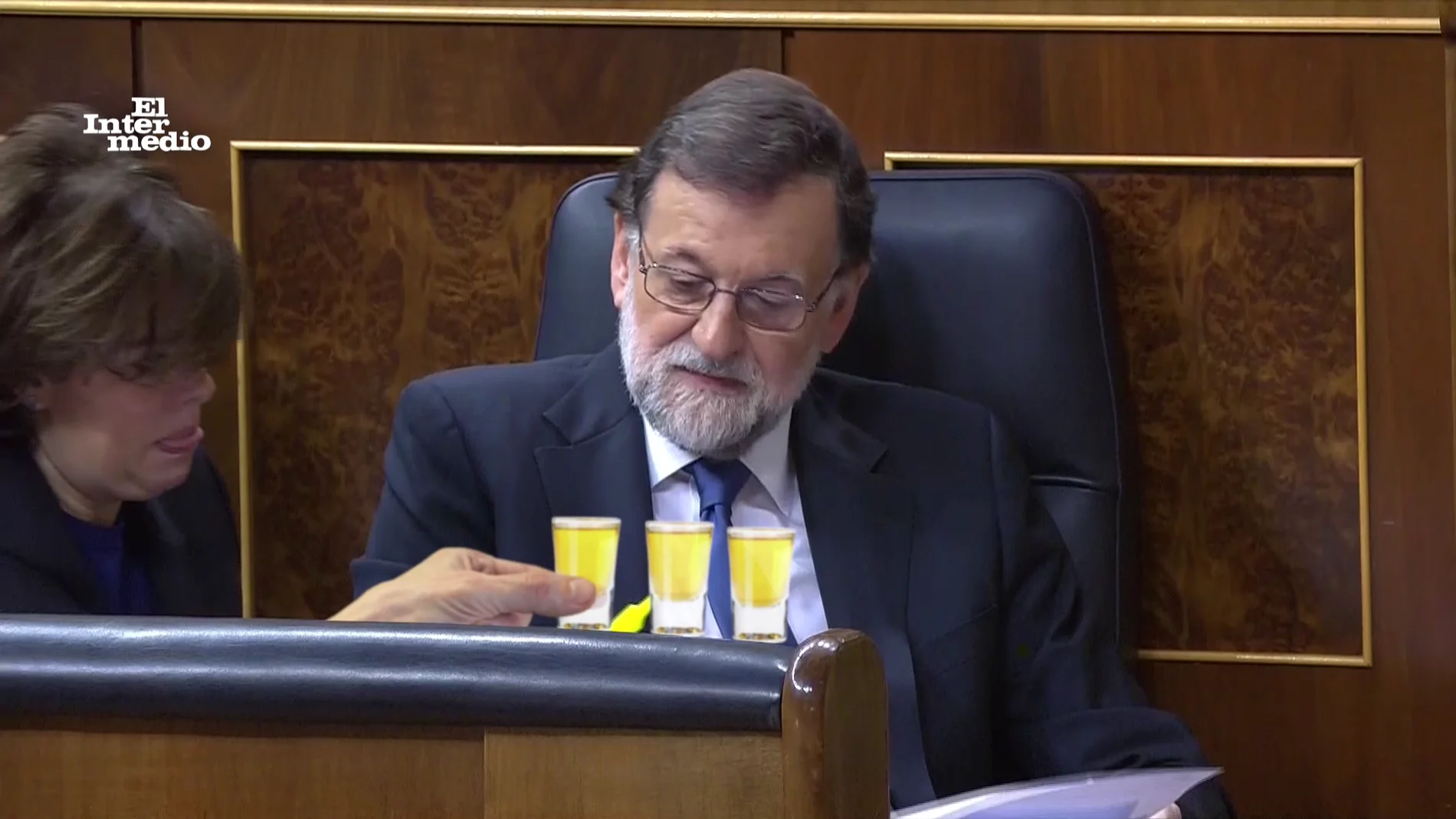 Vídeos manipulados, Soraya Sáenz de Santamaría y Mariano Rajoy
