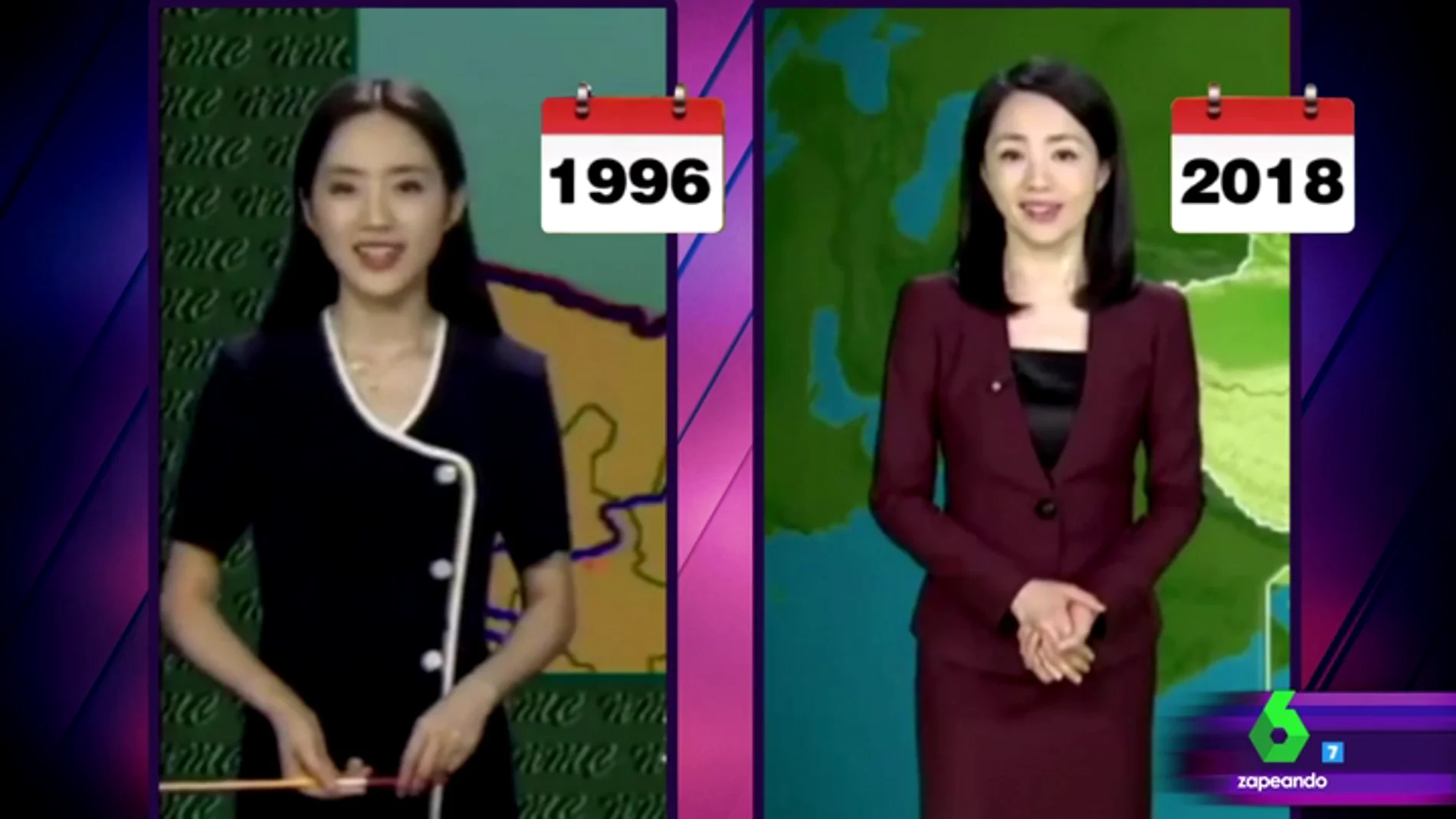 Una presentadora china en Zapeando