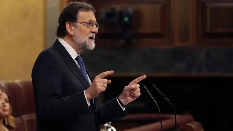  El presidente del Gobierno, Mariano Rajoy