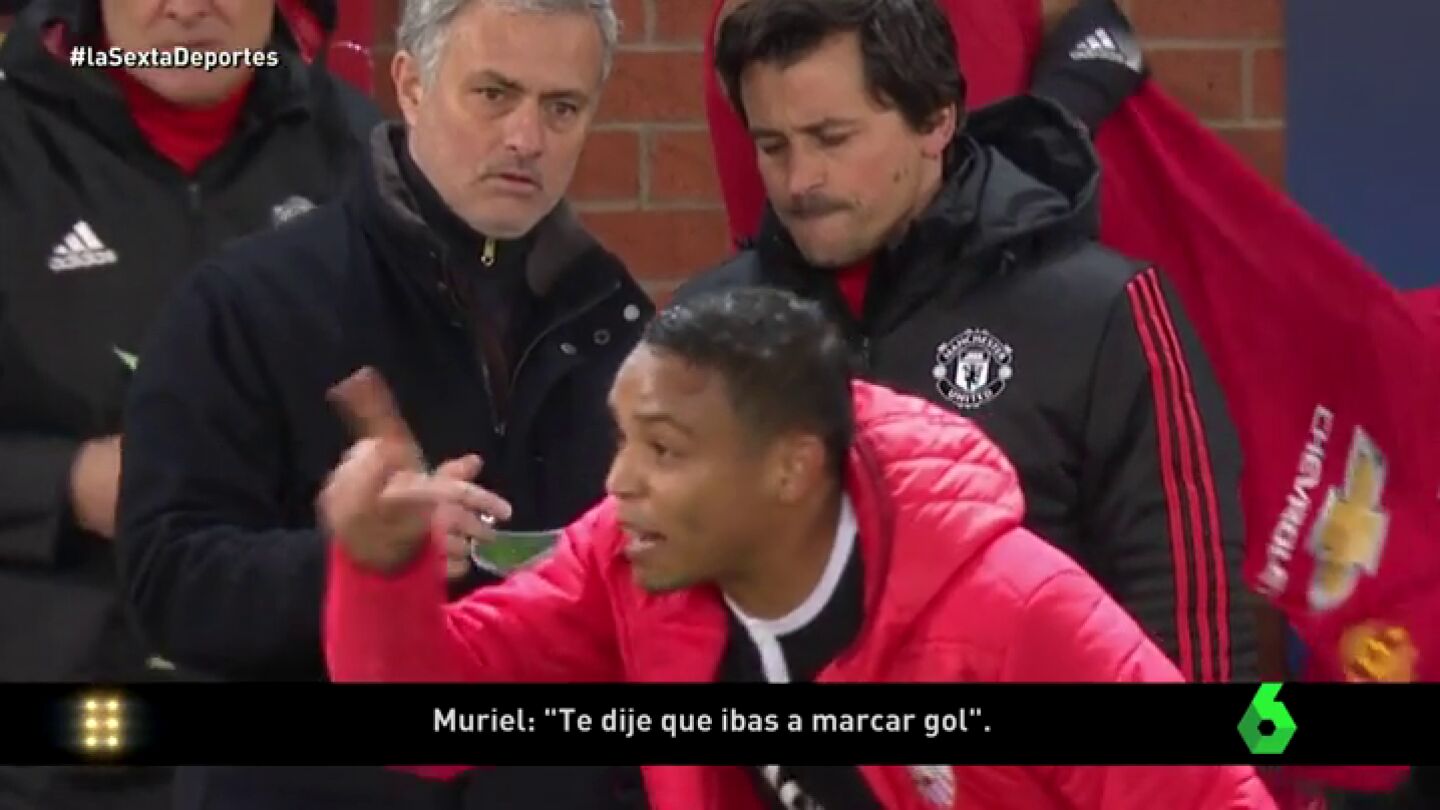 Muriel ya previ&oacute; el gol de Ben Yedder: "Te dije que ibas a marcar"