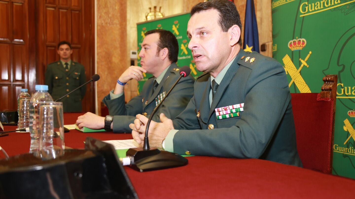 El teniente coronel Jos&eacute; Hern&aacute;ndez Mosquera y el comandante Jes&uacute;s Reina
