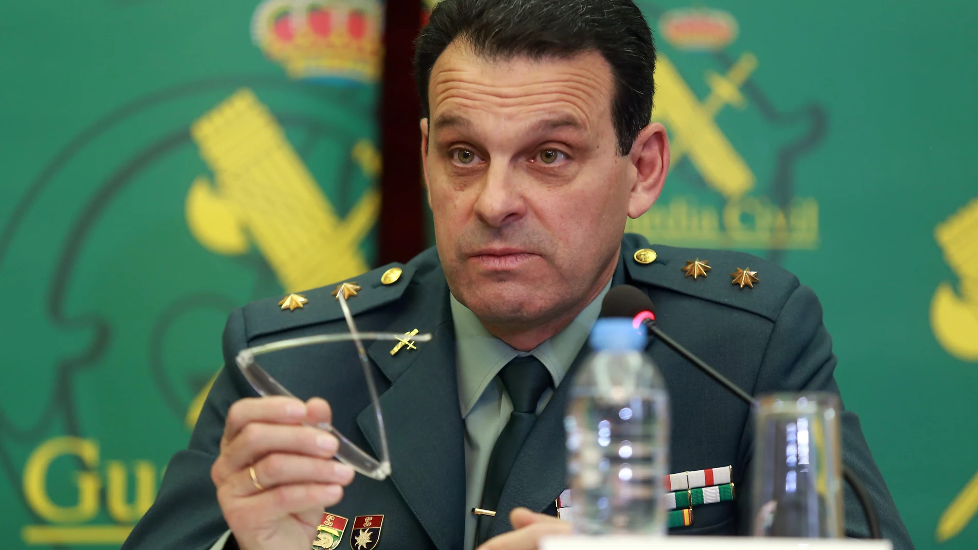 José Hernández Mosquera, teniente coronel Jefe Accidental de la Comandancia de la Guardia Civil de Almería