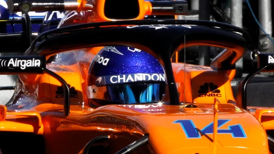 Fernando Alonso, en el McLaren MCL33 Fernando Alonso, en el McLaren MCL33