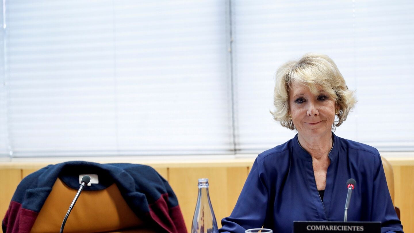 La expresidenta de la Comunidad de Madrid, Esperanza Aguirre