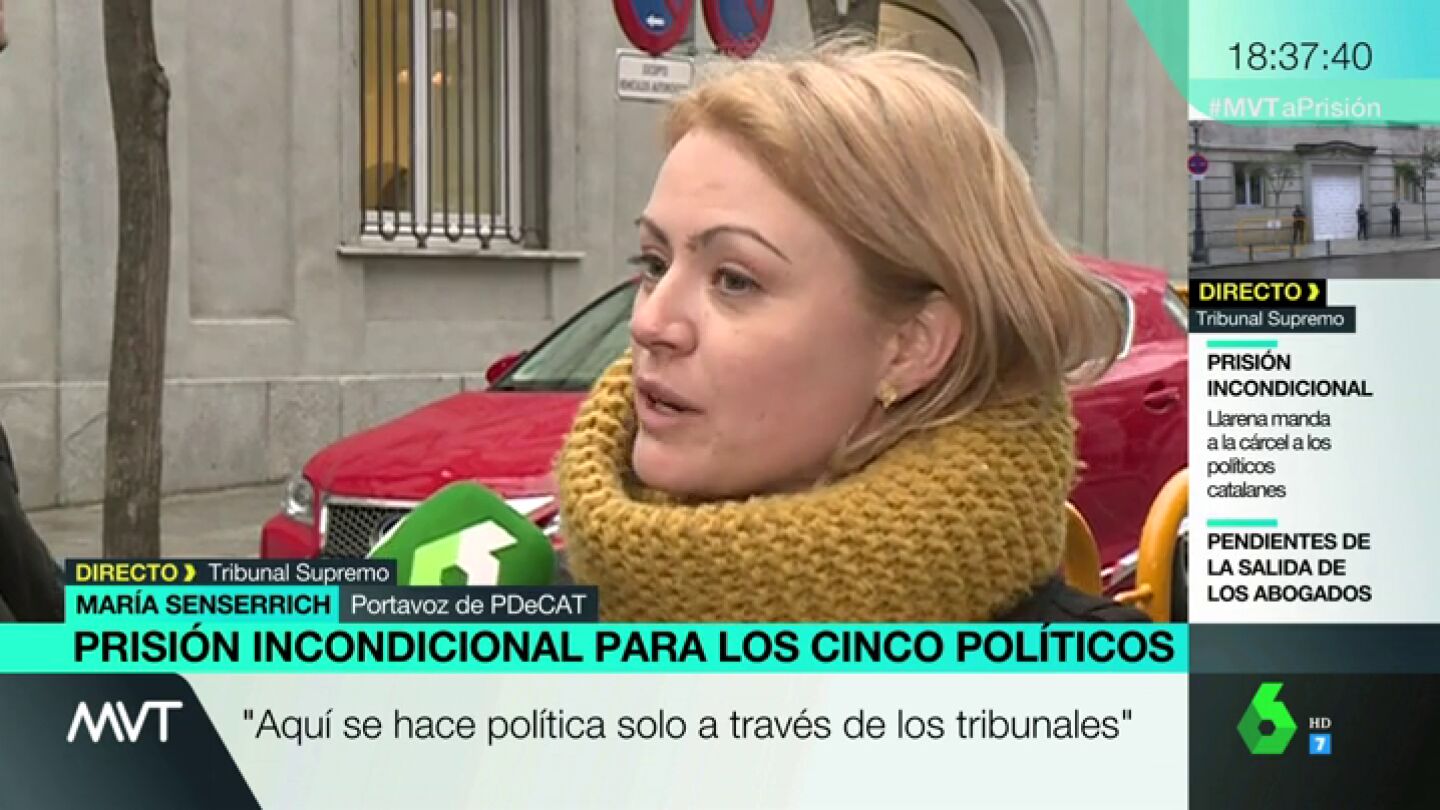 Mar&iacute;a Senserrich, portavoz del PDeCAT