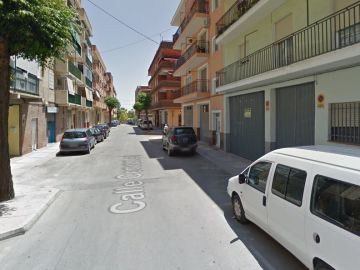 Imagen de la calle Cervantes, en Caravaca de la Cruz, Murcia Imagen de la calle Cervantes, en Caravaca de la Cruz, Murcia