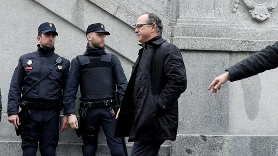 Jordi Turull antes de entrar en el Supremo Jordi Turull antes de entrar en el Supremo