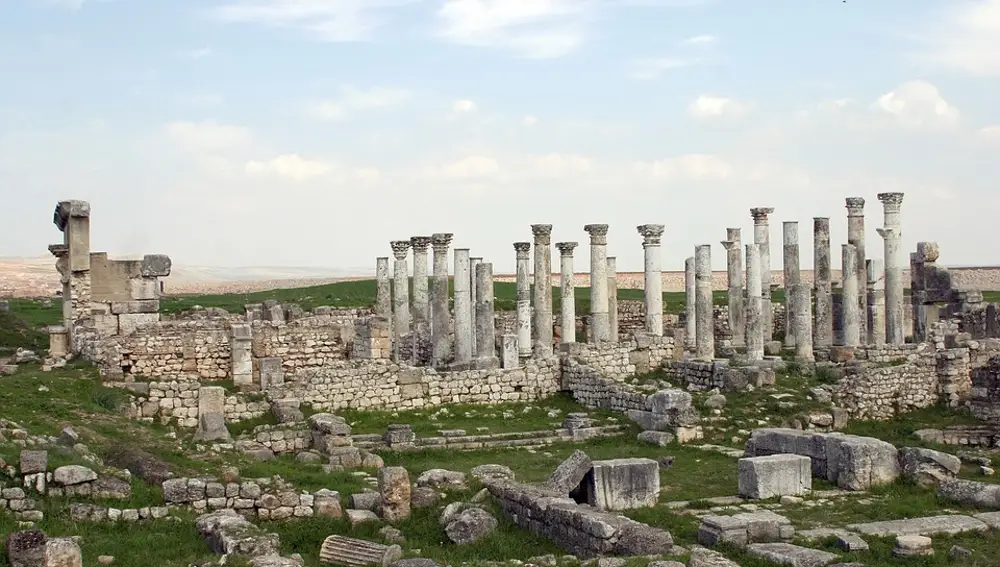 Ciudad antigua de Aphamia en Siria