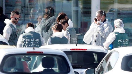 Agentes de la Policía francesa Agentes de la Policía francesa