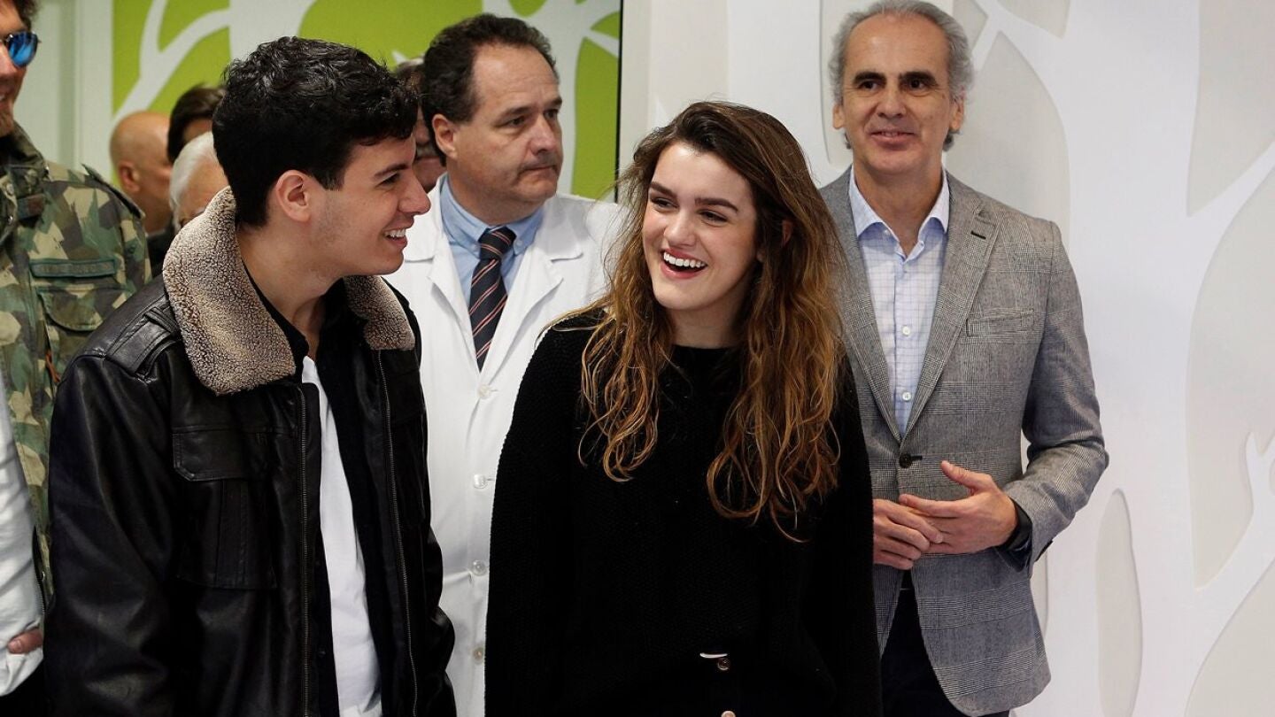 Amaia y Alfred en el Hospital Ni&ntilde;o Jes&uacute;s