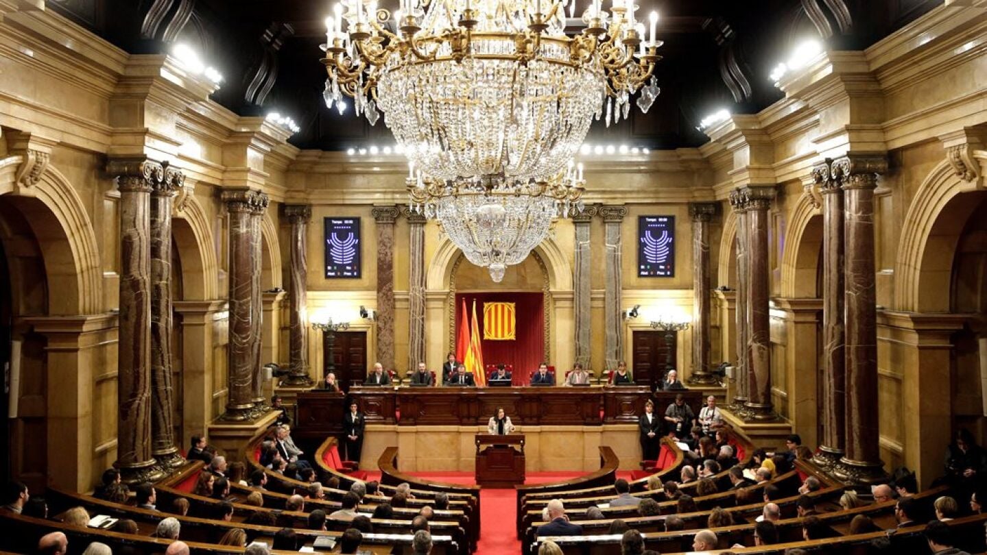 In&eacute;s Arrimadas en el Parlament de Catalu&ntilde;a