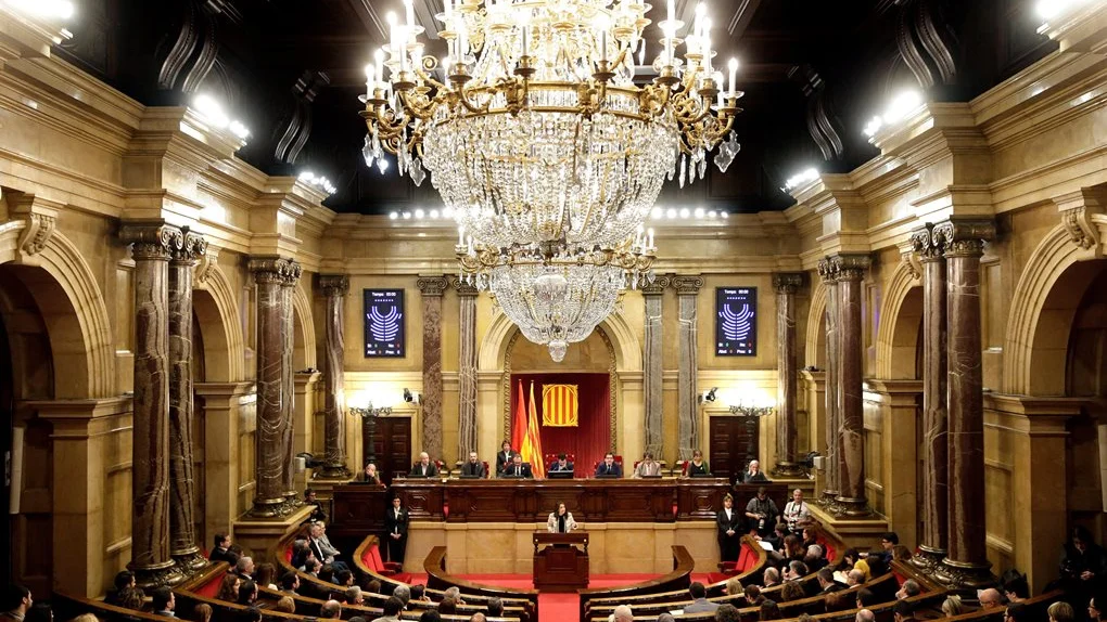 Inés Arrimadas en el Parlament de Cataluña