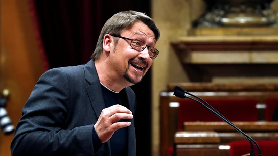 Xavier Domènech en el Parlament Xavier Domènech en el Parlament
