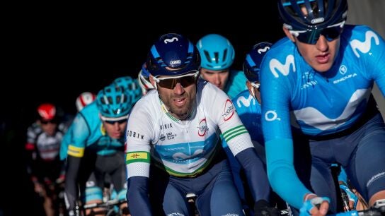 Valverde durante la Volta