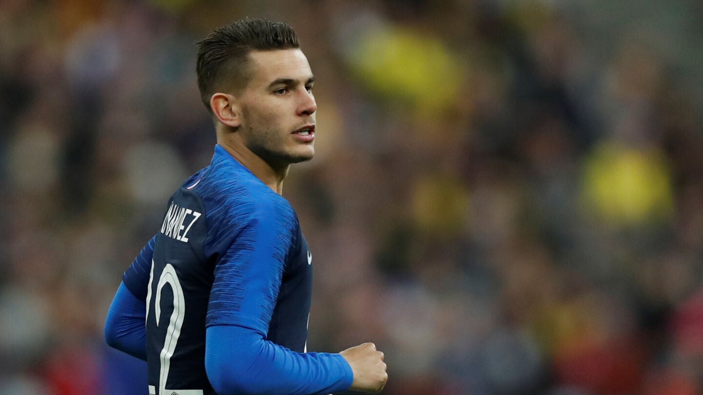 Lucas Hern&aacute;ndez, en su debut con Francia