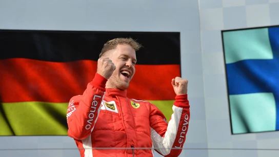Vettel celebra un triunfo Vettel celebra un triunfo