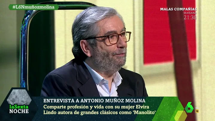 El escritor Antonio Muñoz Molina