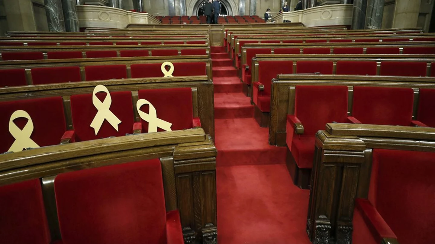 El Parlament de Cataluña vacío El Parlament de Cataluña vacío