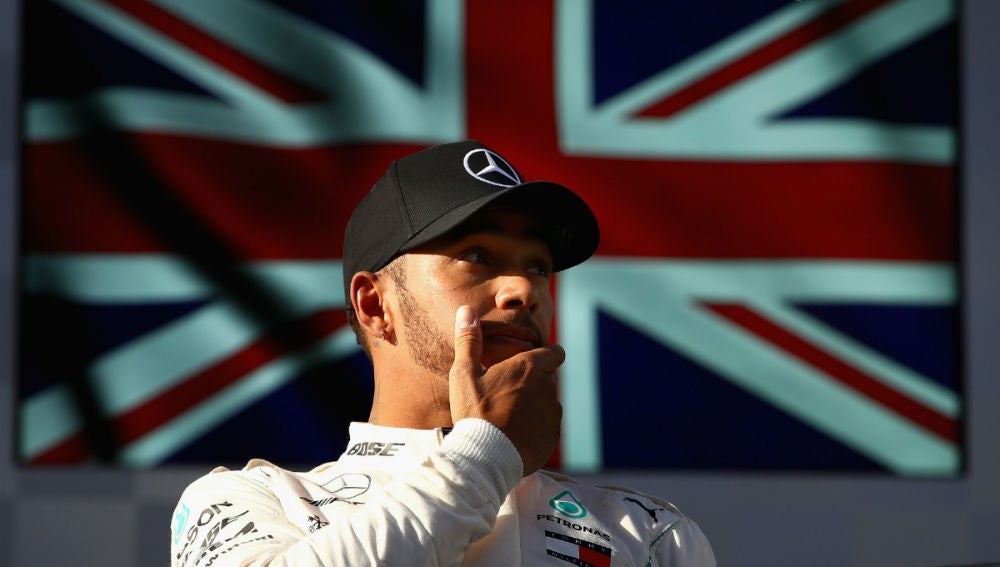 Lewis Hamilton, contrariado