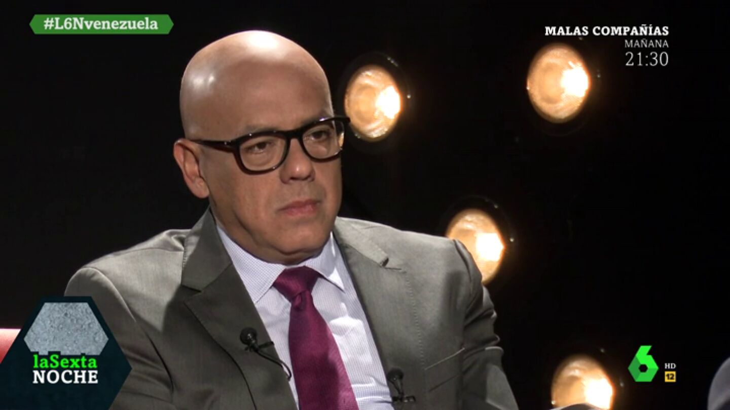 El ministro de Comunicaci&oacute;n de Venezuela, Jorge Rodr&iacute;guez