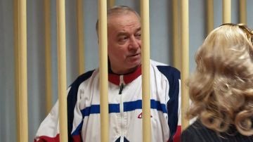 El exespía ruso Sergei Skripal, durante una audiencia en el tribunal militar de Moscú, en Rusia.