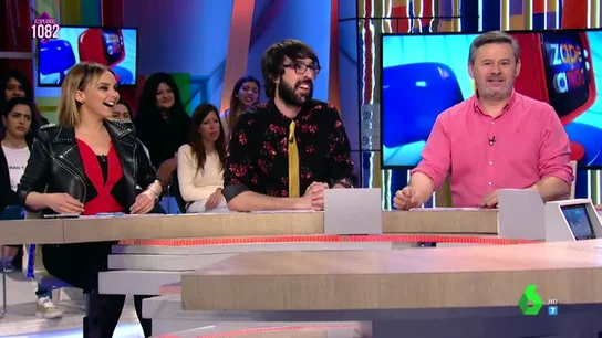 Chenoa, Quique Peinado y Miki Nadal en Zapeando Chenoa, Quique Peinado y Miki Nadal en Zapeando