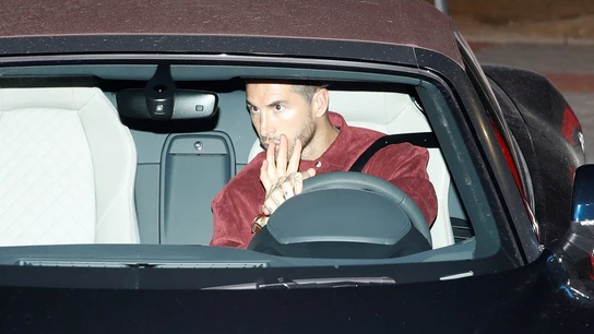 Sergio Ramos llega a Las Rozas Sergio Ramos llega a Las Rozas